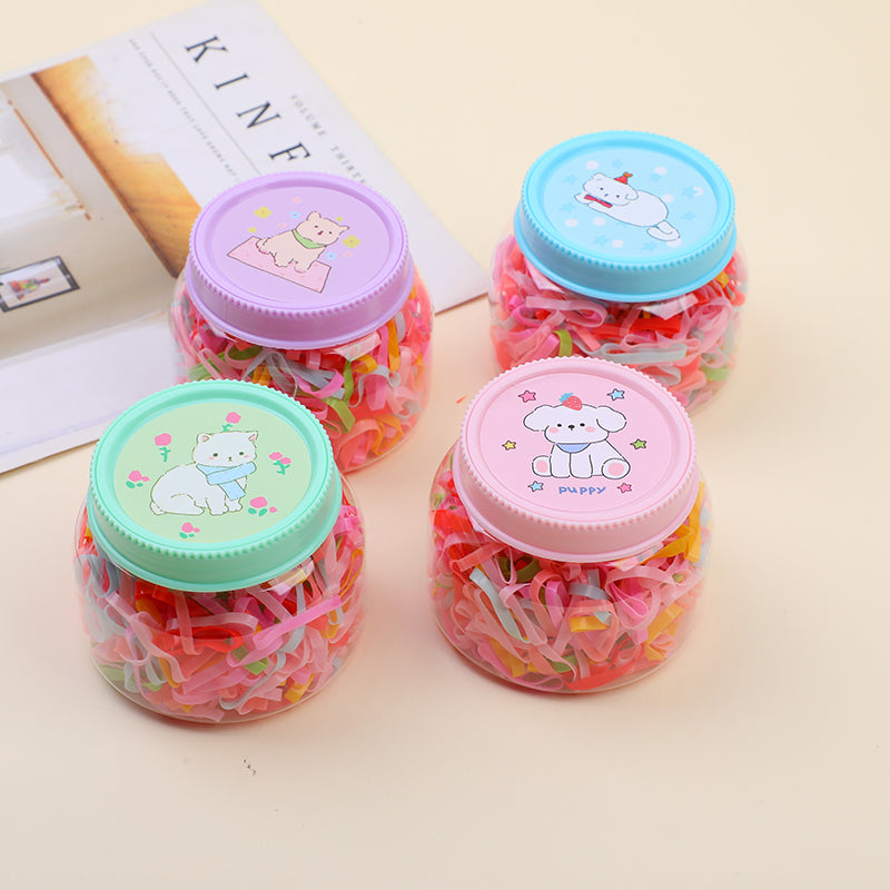Cute & Fun Bucket of Disposable Leather Bands
