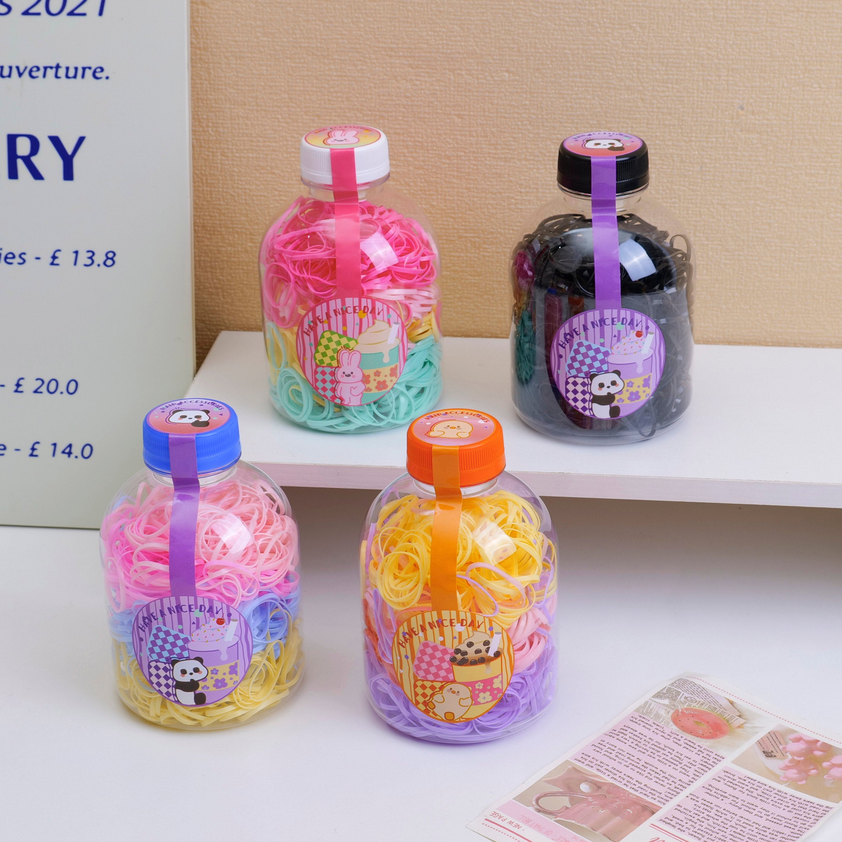 Wishing Bottle Disposable Hair Tie