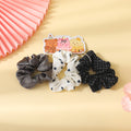 Denim Fashion Hair Tie Set - 3pcs