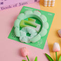 Cloud Hair Claw & Hair Tie Set 3pcs – Green