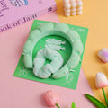 Bowknot Series Cloud Hair Clip Set 4pcs – Green