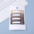 Coffee color square BB clip 4pcs