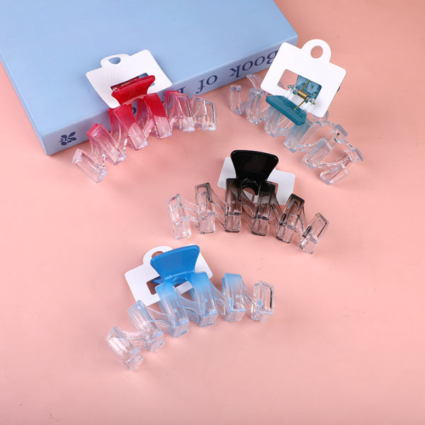 Gradient color hair claw clip-13cm