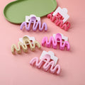 Wavy acrylic hair claw clip 70