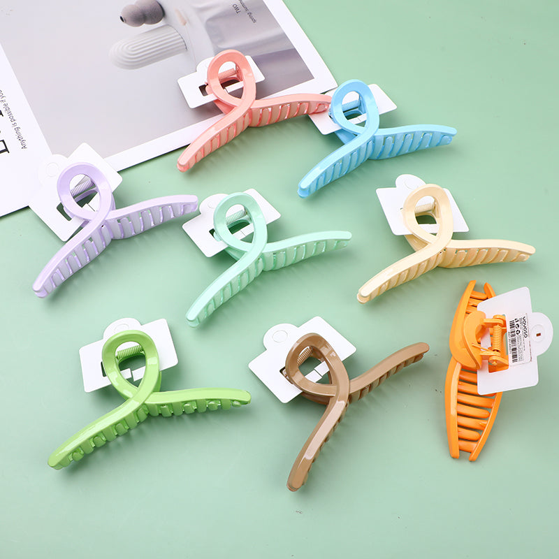 Cross versatile acrylic hair claw clip