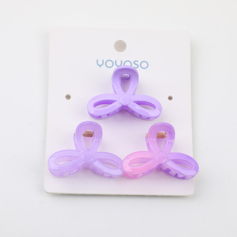 8-letter acrylic claw clip-3pcs