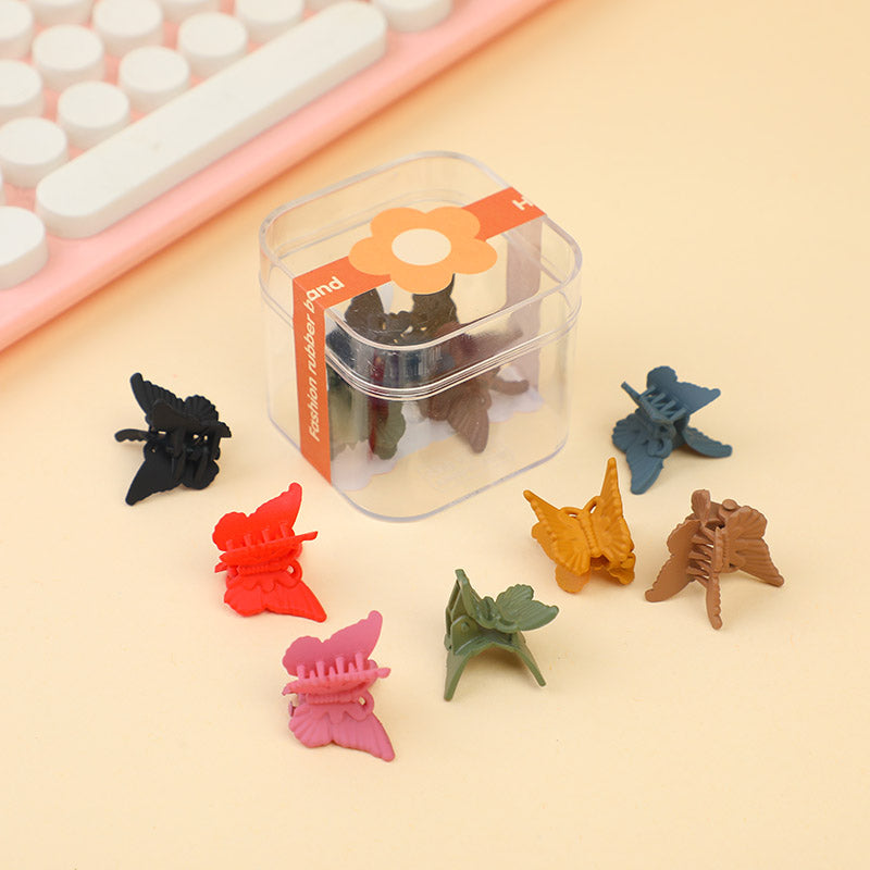 Boxed butterfly acrylic claw clip