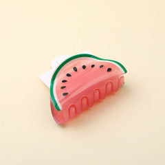 Watermelon acrylic claw clip
