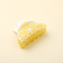 Lemon acrylic claw clip