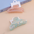 Semi-circular Acrylic Claw Clip