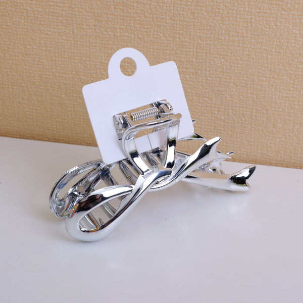 Silver Series Bow Tie Claw Clip-13cm