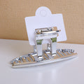 Silver Series Barrette Claw Clip - 13cm