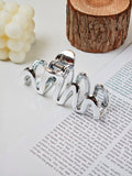 Silver Series Small Wavy Hair Claw