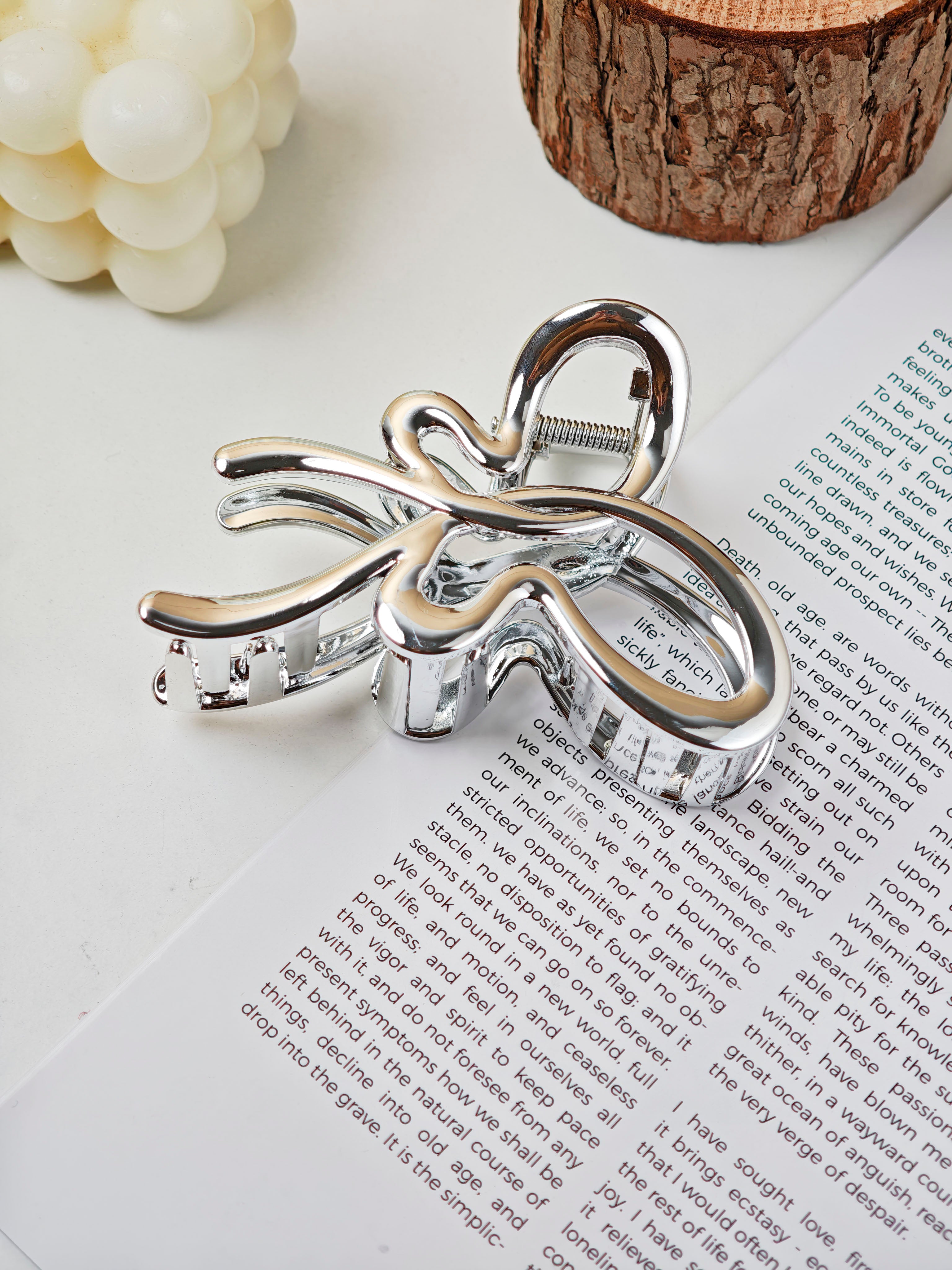 Silver Series Butterfly Hair Claw