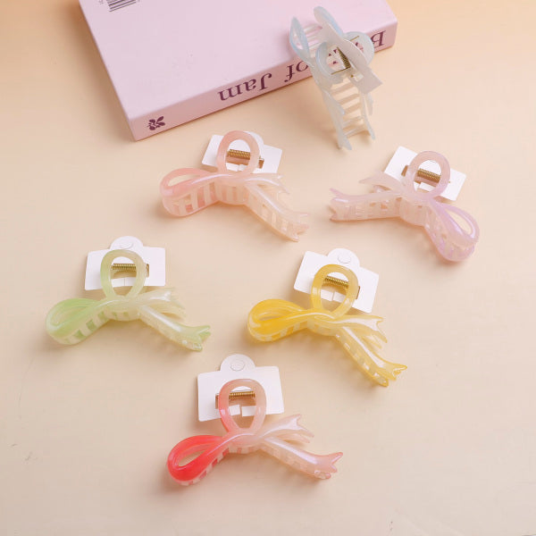 Gradient Pearlescent Series Butterfly Acrylic Claw Clips