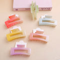 Gradient Pearlescent Series Square Acrylic Claw Clips