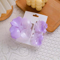 Plumeria Claw Clip 3-Piece Set – Purple