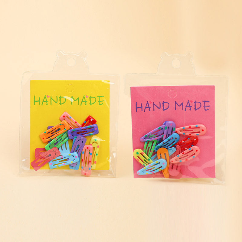 Bag of children's alloy oil clip-14PCS