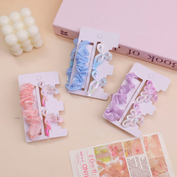 Bow Tie Hair Accessory Set - 3 Pieces