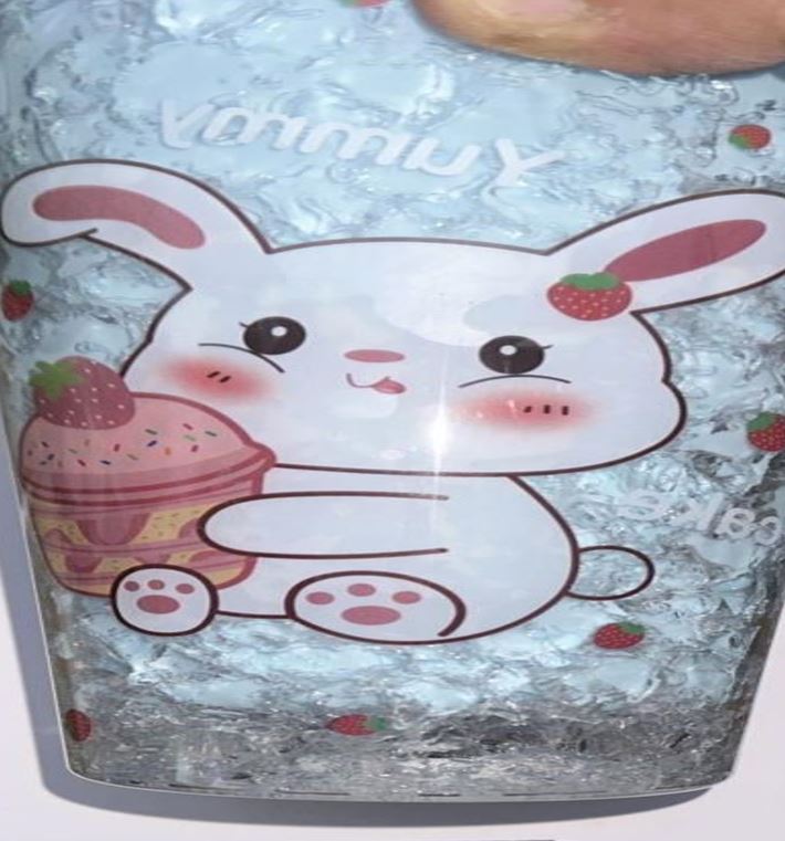 cute rabbite bubble bottle