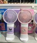 Kuromi and mylody hand held fan
