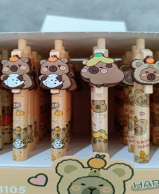 Happy brow bear pen types
