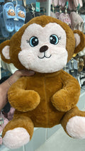 brown plush toy monkey