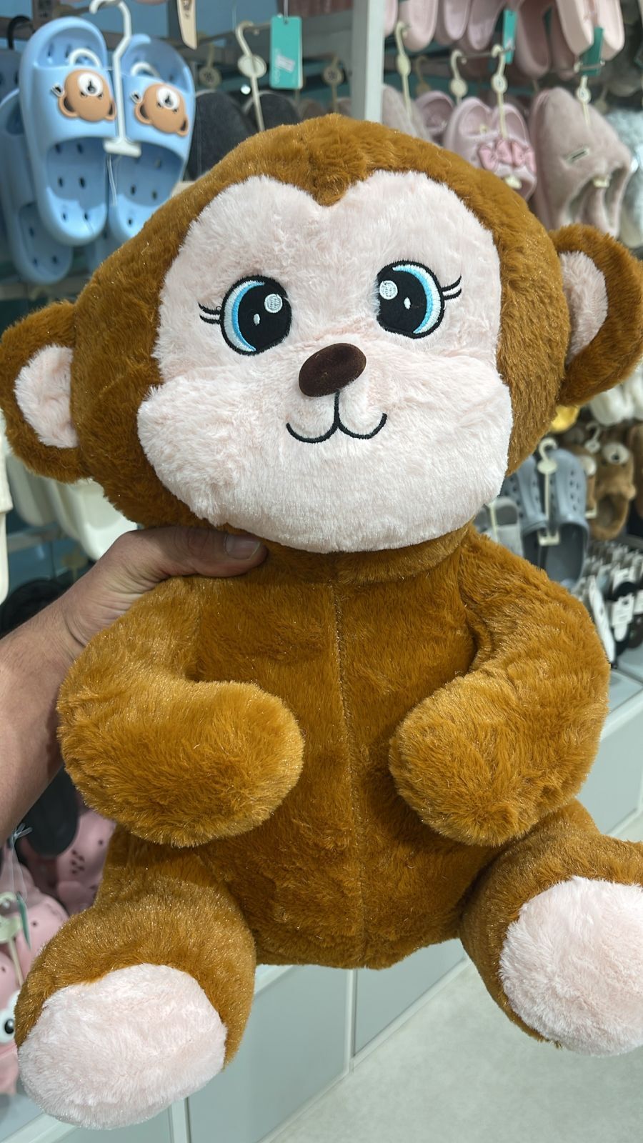 brown plush toy monkey