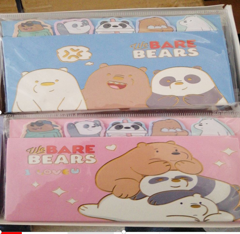 we bare bear sticker set