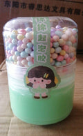 Cute girl slim in box ( green)