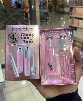 Mocallure lip stick and lip gloss duo