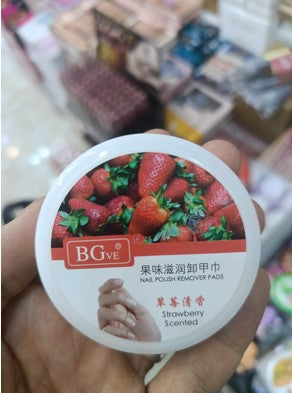NAIL POLISH REMOVER STRAWBERRY PADS
