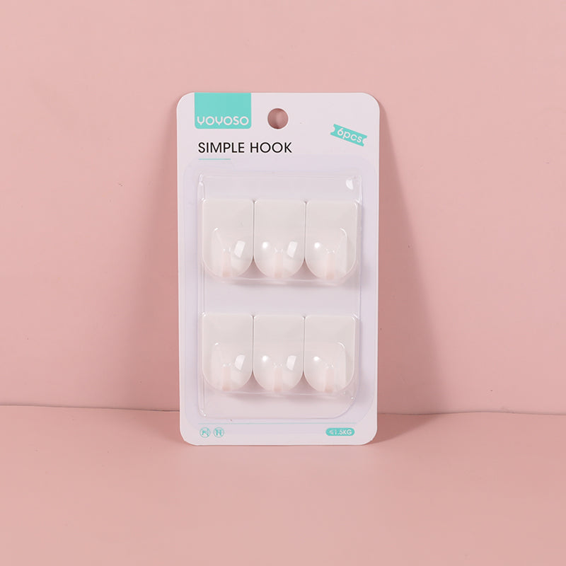 Simple small U-shaped hook 6pcs