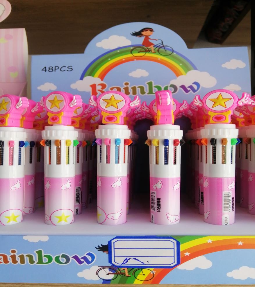 all colors in one pen with star