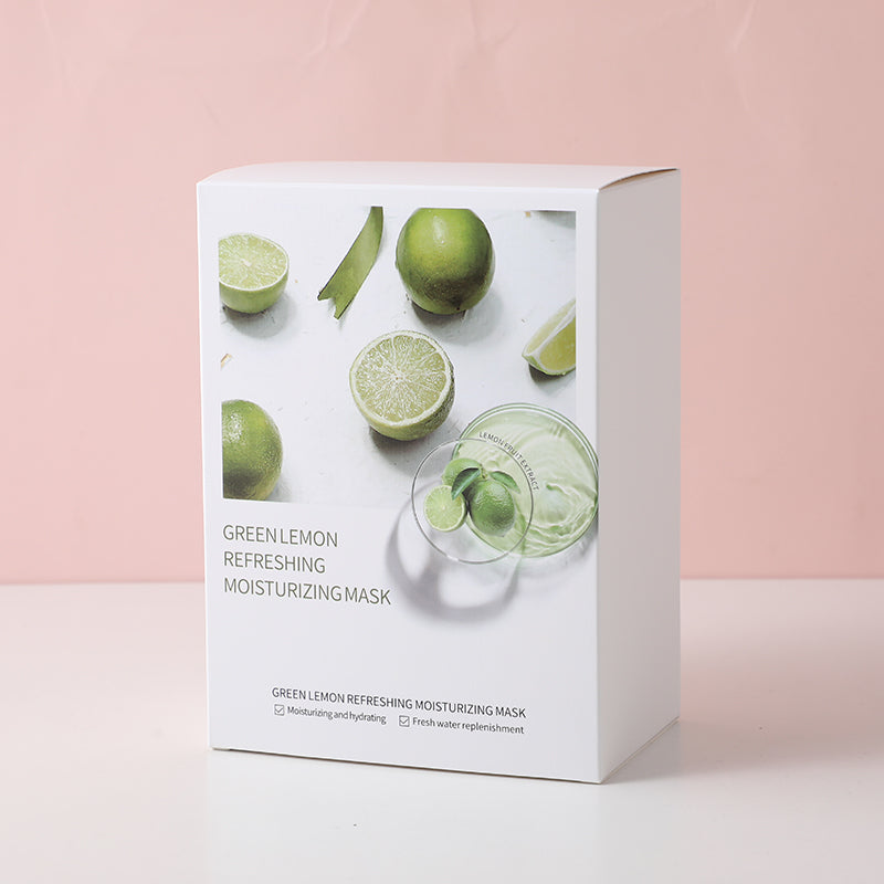 Green lemon refreshing moisturizing mask-20pcs