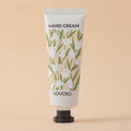 Colourful white orchid nourishing hand cream