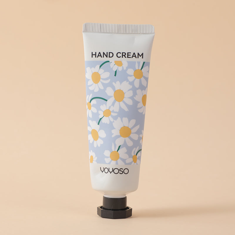 Colourful chamomile moisturizing hand cream