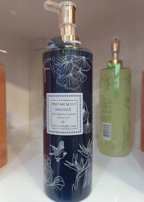 Savage black shower gel