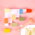 Boxed square powder puff - 12 pcs