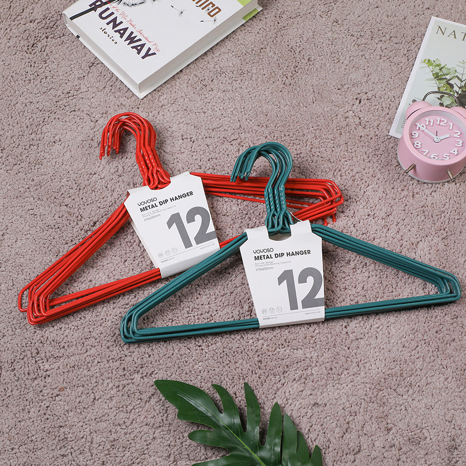 Adult basic dip coat hanger 12pcs