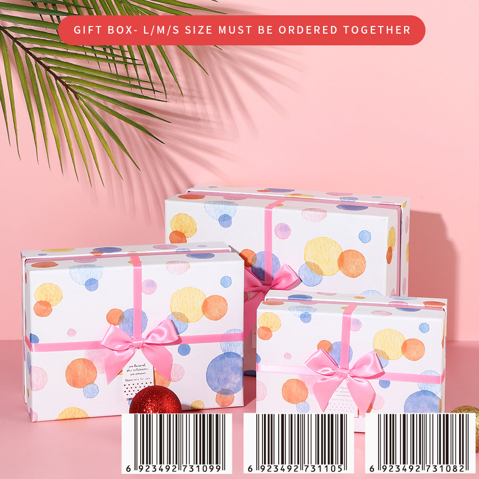 Colorful small gift box - Pink