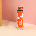 24 colors barrel packed colored pencil