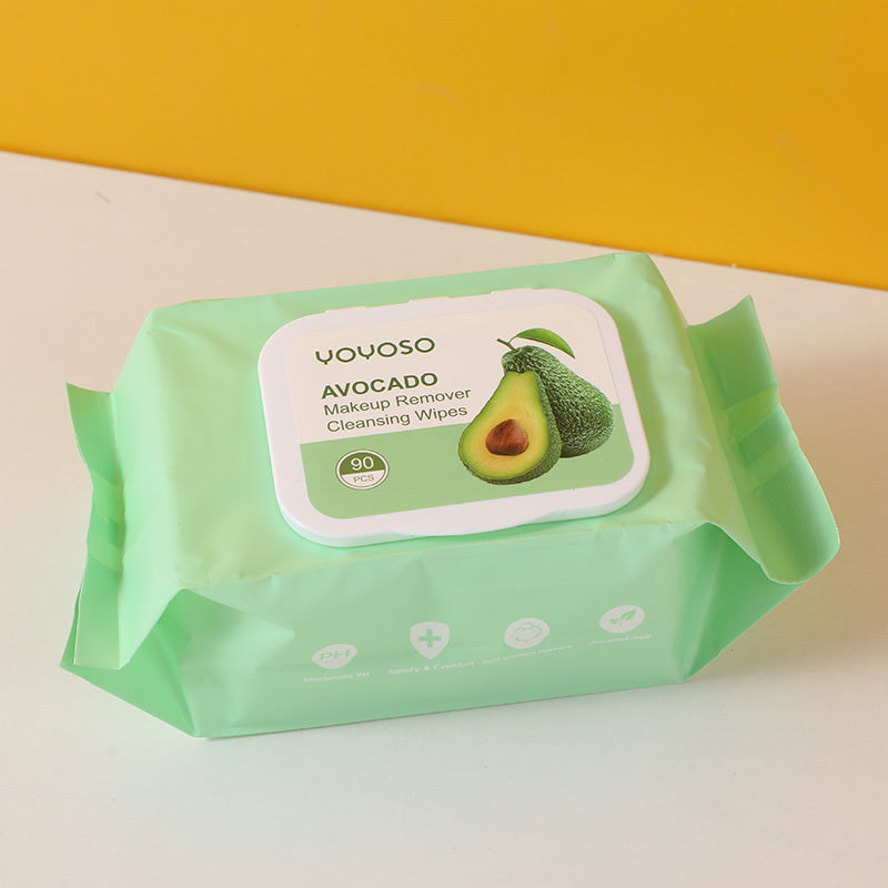 Avocado makeup remover cleansing wipes 90 sheets