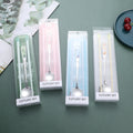 Clear epoxy cat claw spoon and chopsticks two-piece cutlery set