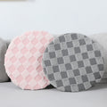 Round plaid series cushion