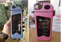 Pink bottle with straw