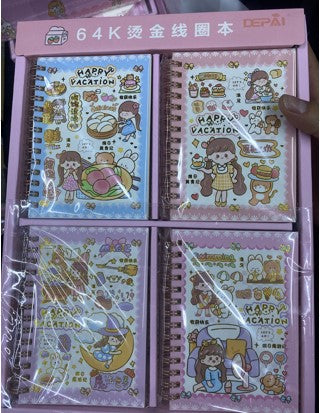 dessert and fruit bears notebook