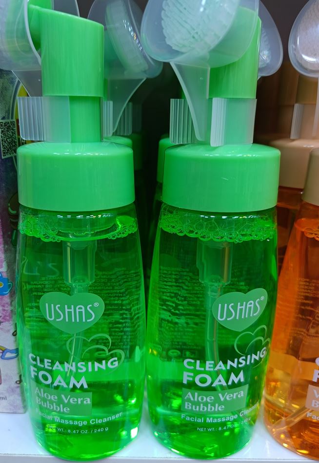 Aloe vera bubble cleansing foam