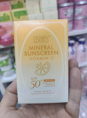 MINERAL SUNSCREEN AND VITAMIN C