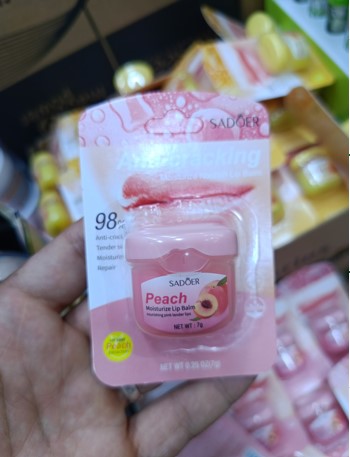 Lip care pink peach